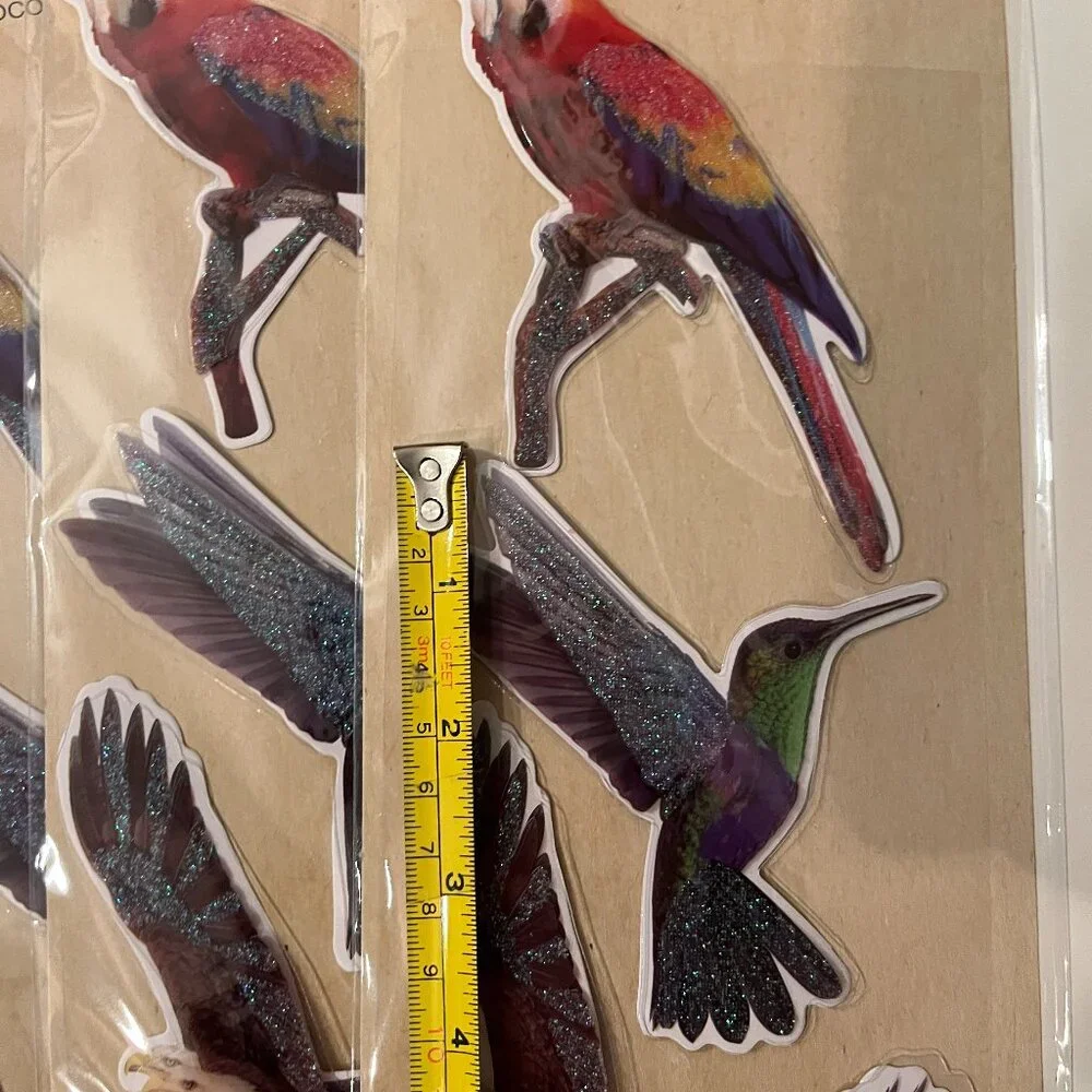 Bird Stickers (10 Packs of Foam Stickers)‎ Pet Themed NEW Crafter’s Square (p/x)